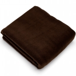 Brown Solid Anti-Pill Fleece Fabric